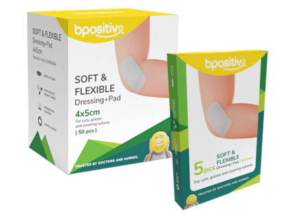 bpositive soft and flexible dressing pad