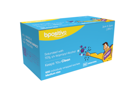 bpositive alcohol swabs